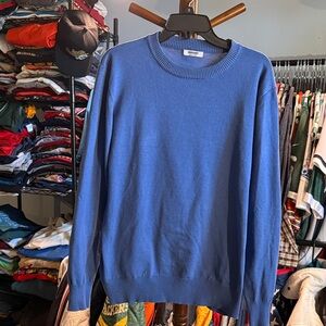 Classic Blue Crewneck Sweater